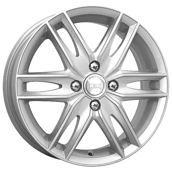 Кик Монтеррей 6x16/4x100 D67.1 ET45 Сильвер
