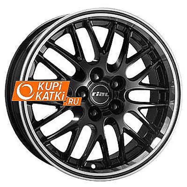 Rial Norano 8.5x18/5x114.3 D70.1 ET42 Diamant black lip polished
