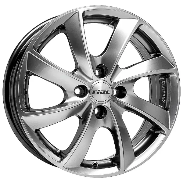 Rial Lugano 8x18/5x114.3 D70.1 ET43 Sterling Silver