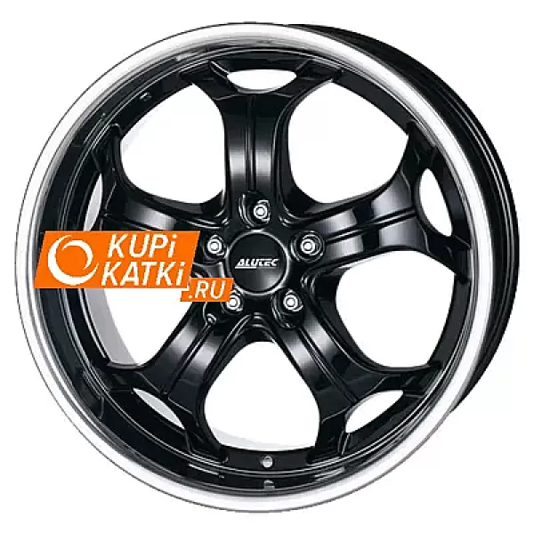 Alutec Boost 9x20/5x120 D76.1 ET15 Diamant black with stainless steel lip