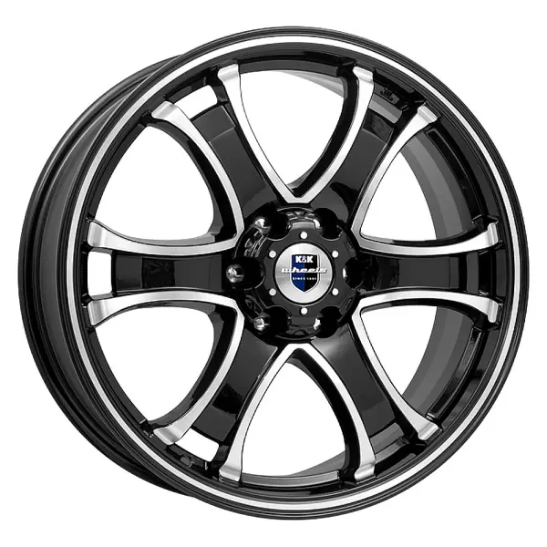 Кик КС727 Балеар  7.5x18/6x127 D77.9 ET38 Алмаз черный