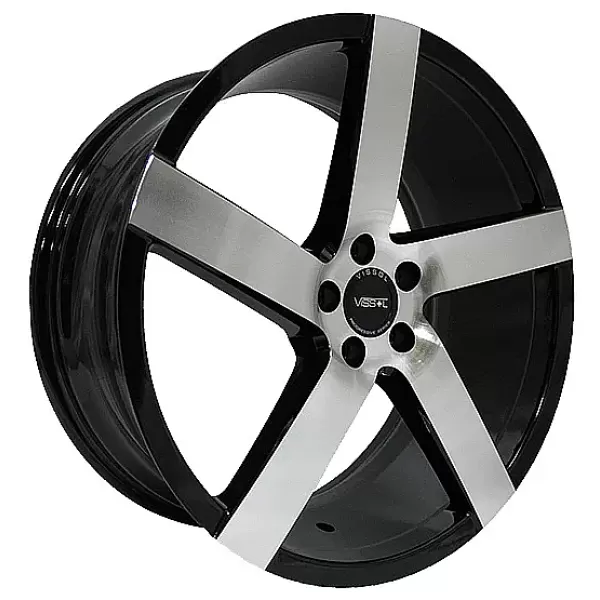 Vissol V-080R 8.5x19/5x114.3 D73.1 ET15 black-with-machined-face