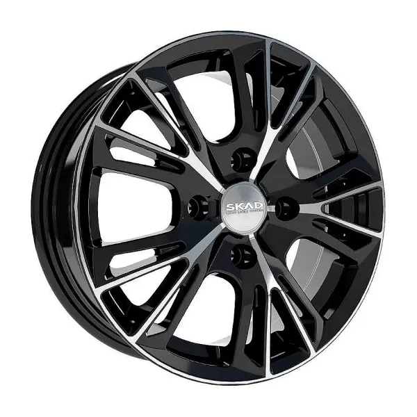 Скад Монреаль 6x15/5x100 D57 ET38 Алмаз черный