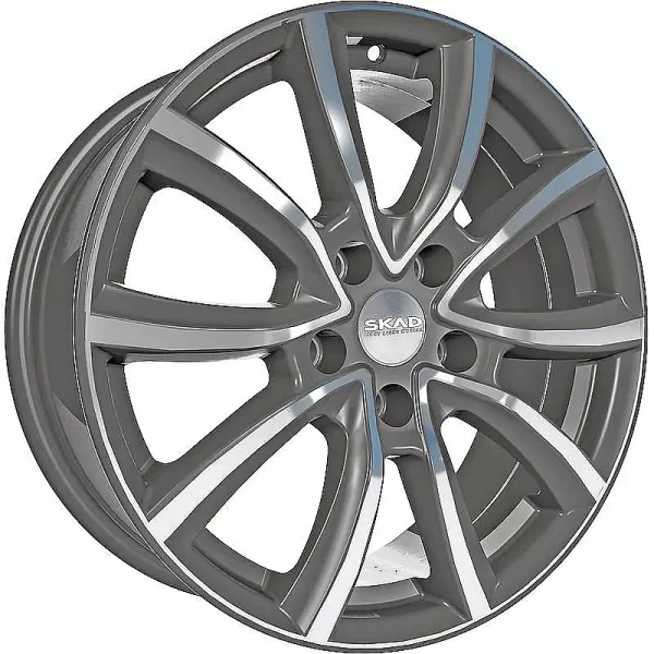 Скад Онтарио 7x17/5x112 D66.6 ET45 Алмаз-грей