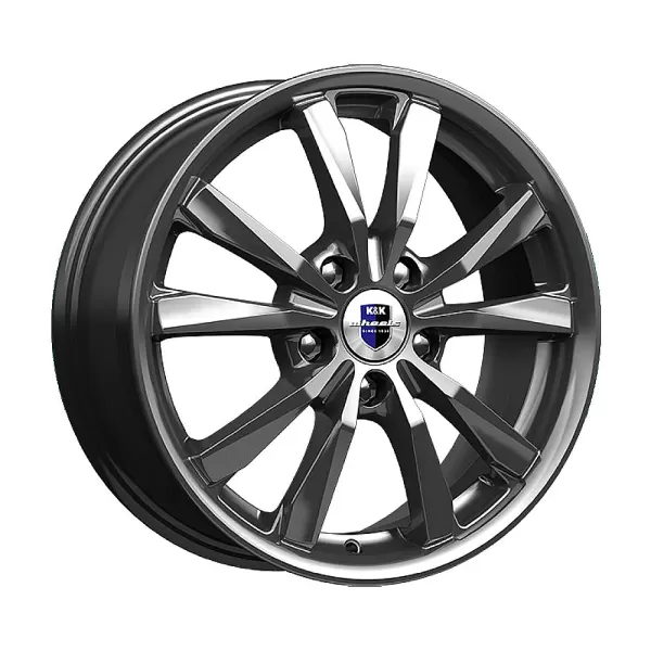 Кик Спайдер 6.5x16/5x100 D57.1 ET38 Дарк платинум