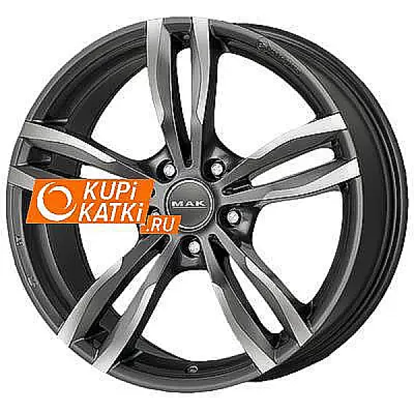 MAK Luft 8.5x19/5x120 D72.6 ET33 Gunmetal Mirror Face