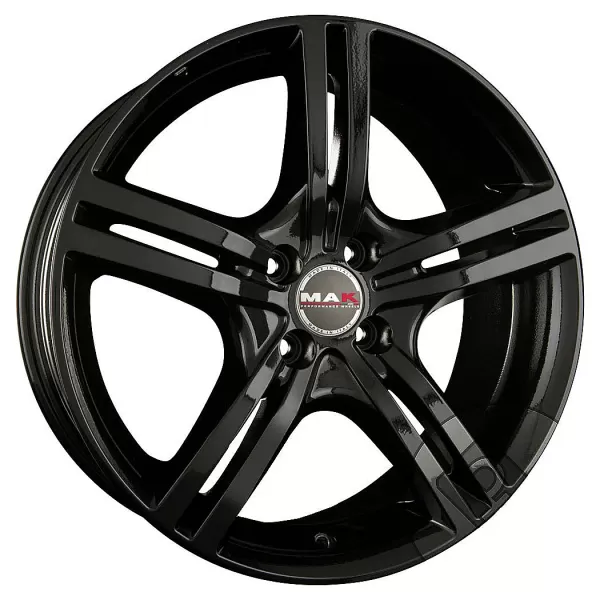 MAK Veloce Italia 7x17/5x114.3 D66.1 ET40 Black glossy