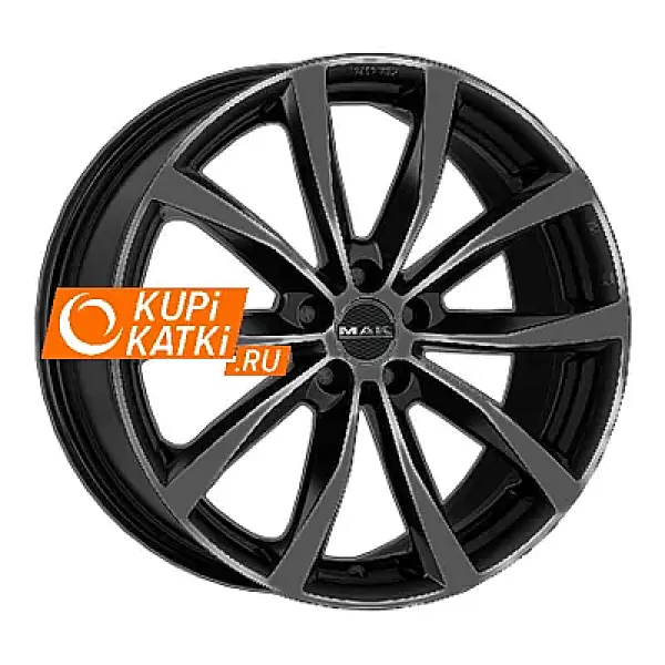 MAK Wolf 7x17/5x114.3 D66.1 ET40 Gloss Black