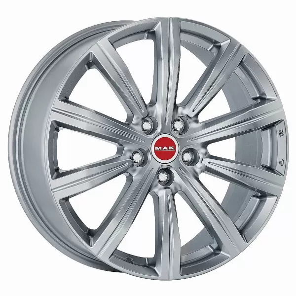 MAK Birmingham 8x19/5x108 D63.4 ET45 Silver
