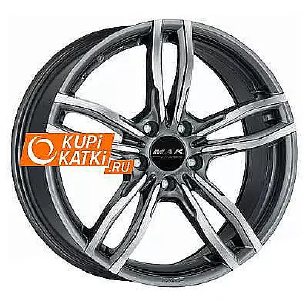 MAK Luft FF 8x18/5x120 D72.6 ET43 Gunmetal Mirror Face