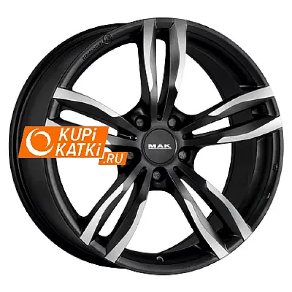 MAK Luft W 7.5x17/5x120 D72.6 ET43 Gunmetal Mirror Face