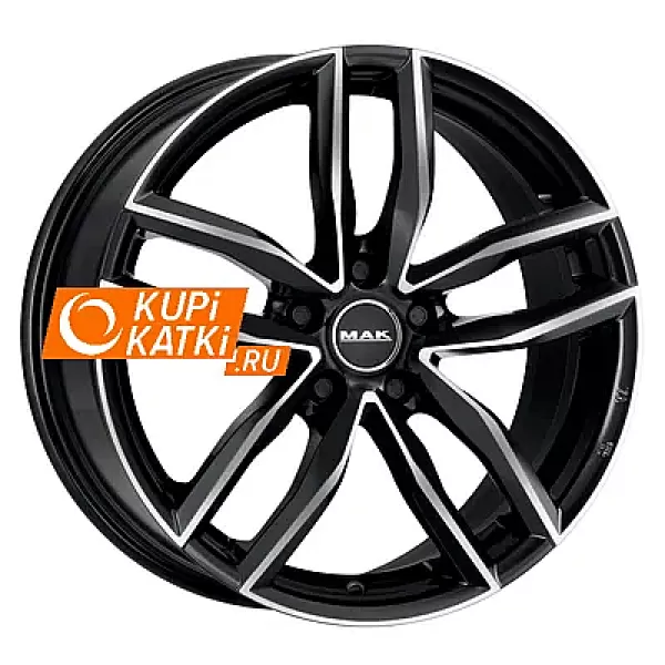 MAK Sarthe W 7.5x17/5x112 D57.1 ET47 Black mirror