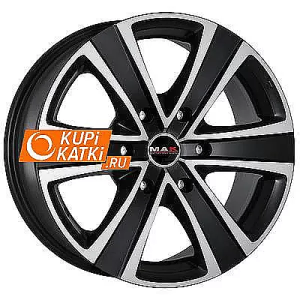 MAK Stone 5 6.5x15/5x160 D65.1 ET58 Black mirror