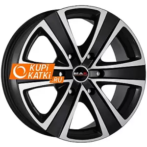 MAK Stone 6 8x18/6x114.3 D66.1 ET30 Black mirror