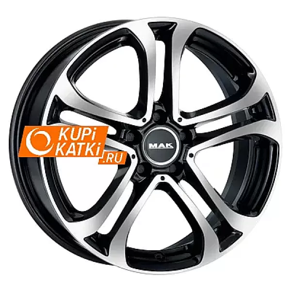 MAK Stuttgart 8x18/5x112 D66.6 ET45 Black mirror