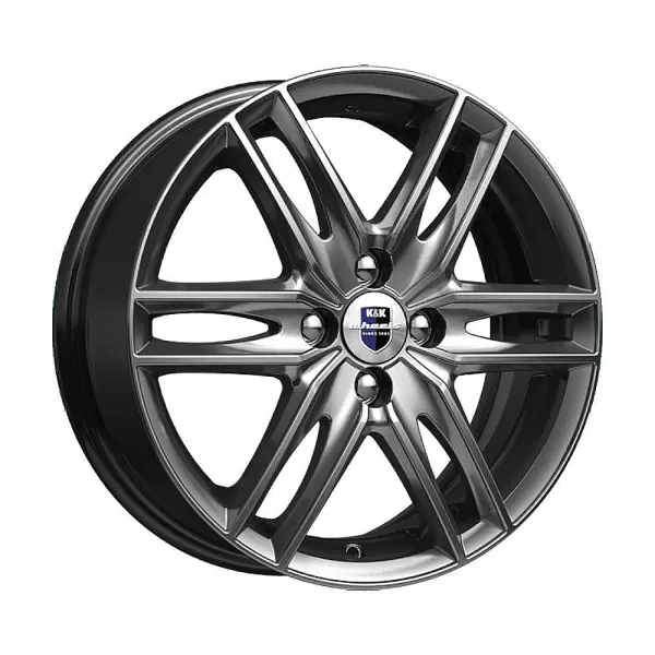 Кик Монтеррей 6x16/4x100 D60 ET45 Дарк платинум