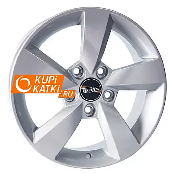 Tech Line 543 6x15/5x100 D57.1 ET40 Silver