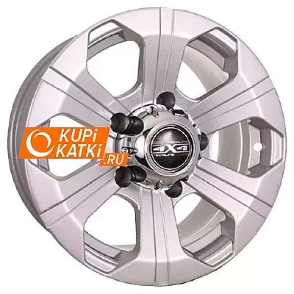 Tech Line 547 8x15/6x139.7 D110 ET0 Silver