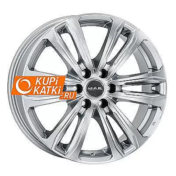 MAK Safari 6 8x18/6x130 D84.1 ET53 Silver