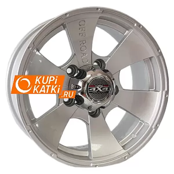 Tech Line Neo 652 7.5x16/6x139.7 D110 ET0 Silver