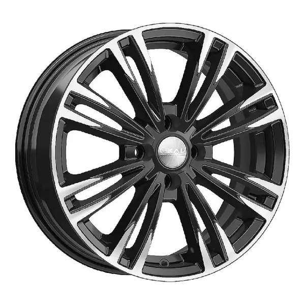 Скад Ламар 6.5x16/4x100 D60.1 ET41 Алмаз черный