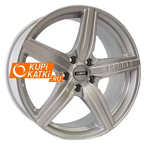 Tech Line 727 7x17/5x114.3 D66.1 ET45 Silver