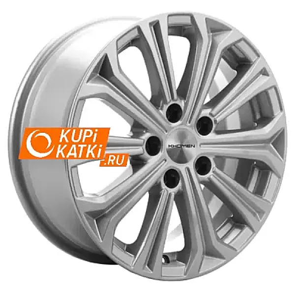 Khomen Wheels Cross-Spoke 610  6.5x16/5x114.3 D64.1 ET45 F-Silver
