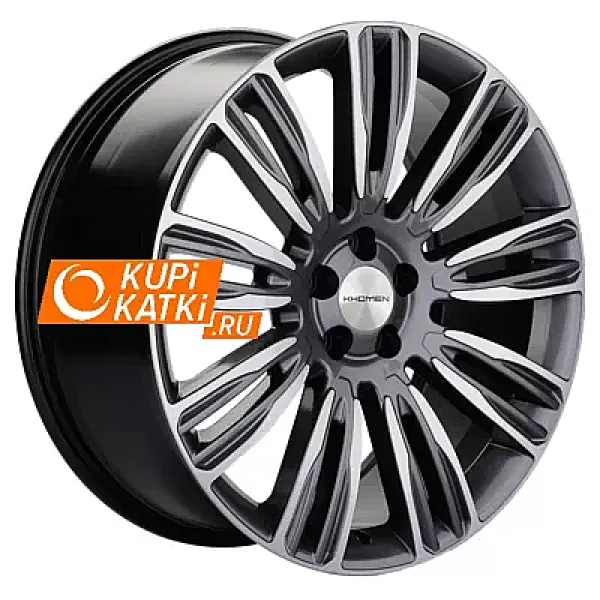 Khomen Wheels Double-Spoke 2004  8.5x20/5x120 D72.6 ET45 Gray-FP