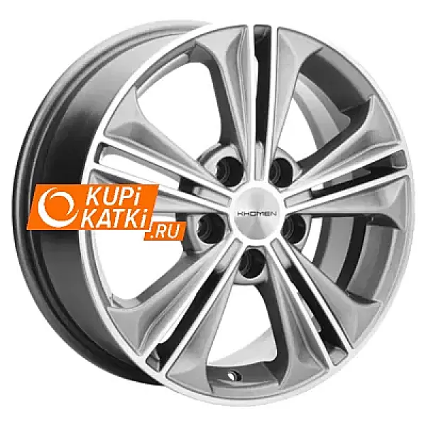 Khomen Wheels Double-Spoke 603  6x16/5x112 D57.1 ET50 G-Silver-FP