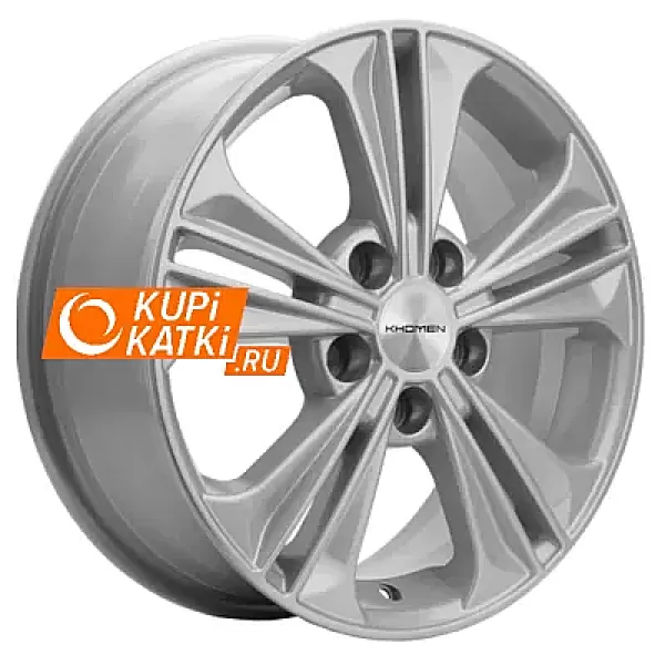 Khomen Wheels Double-Spoke 603  6x16/5x112 D57.1 ET50 F-Silver