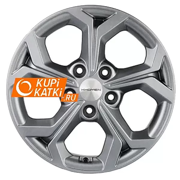 Khomen Wheels Double-Spoke 606  6.5x16/5x114.3 D60.1 ET45 G-Silver