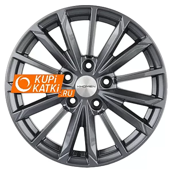 Khomen Wheels Double-Spoke 611  6.5x16/5x112 D66.6 ET39.5 Gray