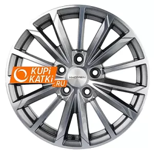 Khomen Wheels Double-Spoke 611  G-Silver-FP