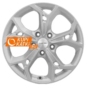 Khomen Wheels Double-Spoke 702  7x17/5x114.3 D60.1 ET39 F-Silver