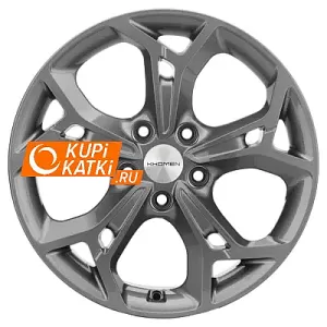 Khomen Wheels Double-Spoke 702  7x17/5x114.3 D67.1 ET48.5 Gray