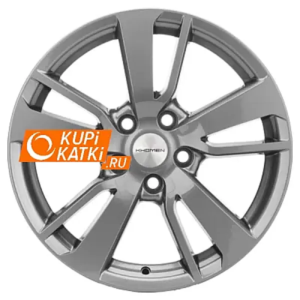 Khomen Wheels Double-Spoke 704  7x17/5x114.3 D60.1 ET39 Gray