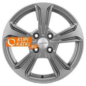 Khomen Wheels U-Spoke 502  6x15/4x100 D54.1 ET48 Gray