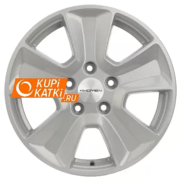 Khomen Wheels U-Spoke 601  6.5x16/5x114.3 D67.1 ET50 F-Silver