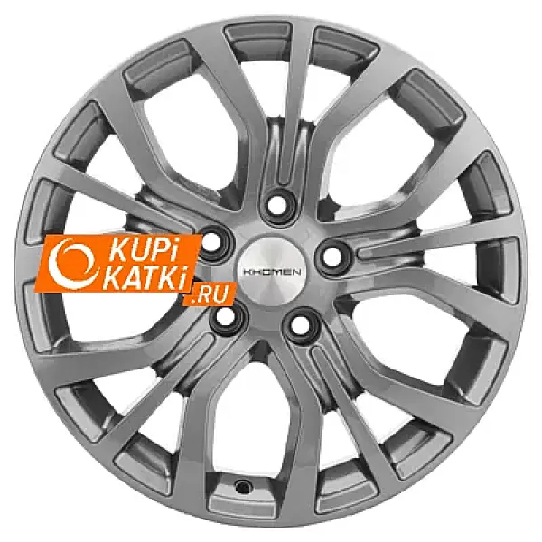 Khomen Wheels U-Spoke 608  6.5x16/5x114.3 D66.1 ET40 Gray
