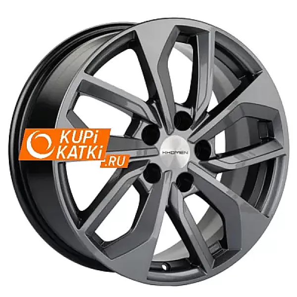 Khomen Wheels U-Spoke 703  7x17/5x114.3 D66.1 ET45 Gray