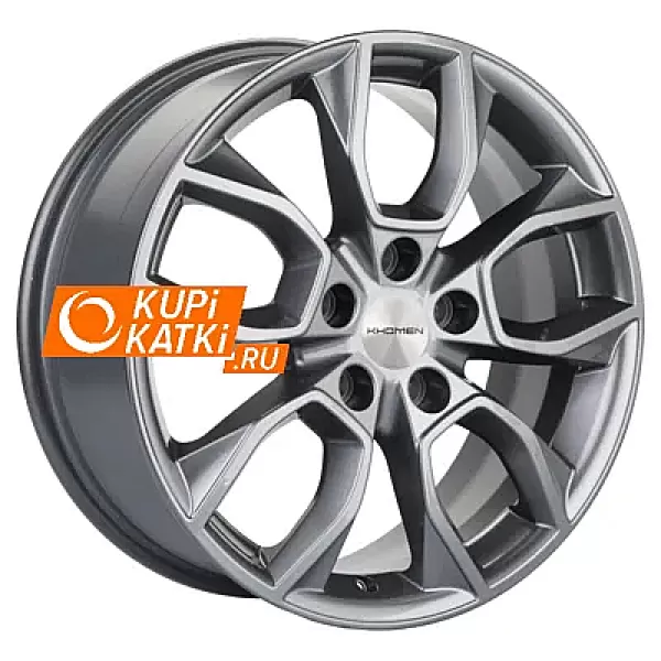 Khomen Wheels U-Spoke 713  7x17/5x114.3 D67.1 ET51 Gray