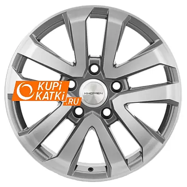 Khomen Wheels V-Spoke 203  8.5x20/5x150 D110.1 ET58 Gray-FP