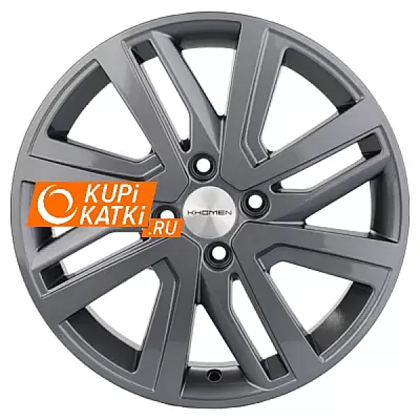 Khomen Wheels V-Spoke 609  6x16/4x100 D60.1 ET50 Gray