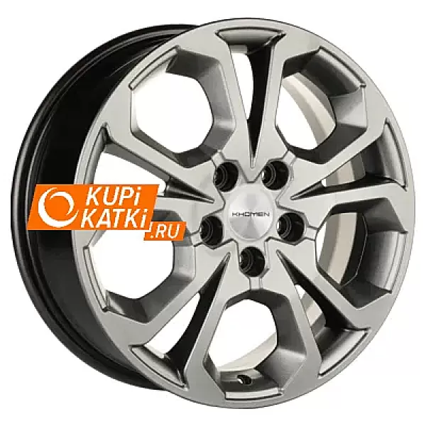 Khomen Wheels V-Spoke 711  6.5x17/5x114.3 D67.1 ET50 G-Silver
