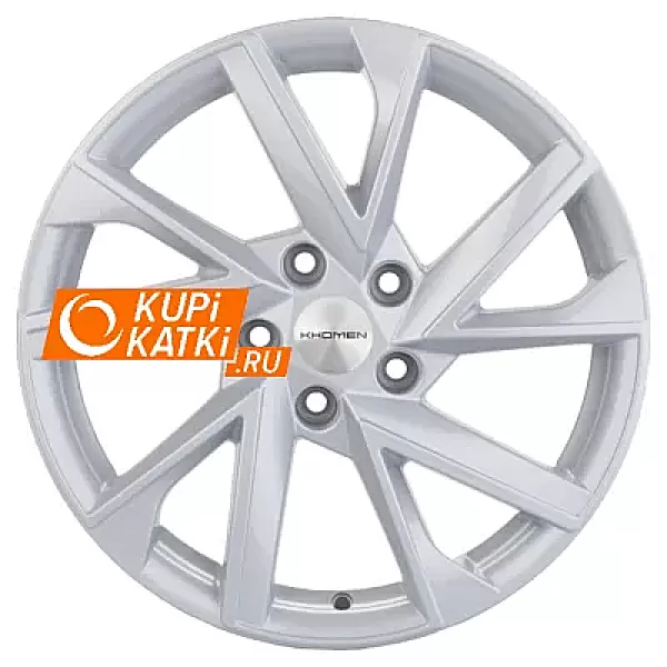 Khomen Wheels V-Spoke 714  7x17/5x114.3 D60.1 ET39 F-Silver