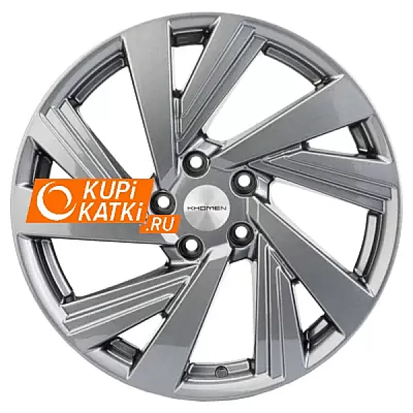 Khomen Wheels V-Spoke 801  7.5x18/5x114.3 D67.1 ET45 G-Silver