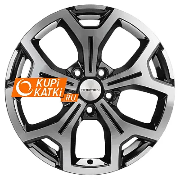 Khomen Wheels Y-Spoke 710  6.5x17/5x108 D63.35 ET50 Black-FP
