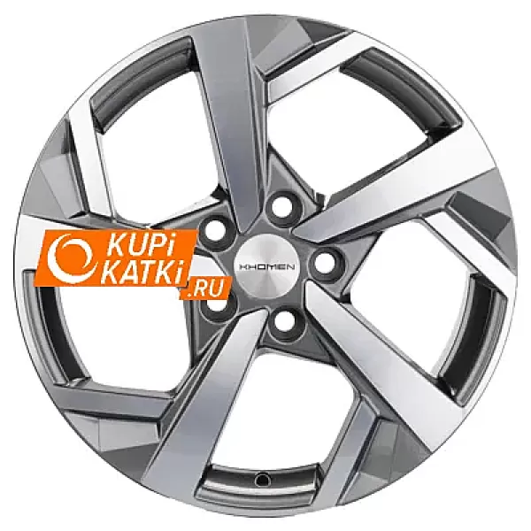 Khomen Wheels Y-Spoke 712  7x17/5x114.3 D60.1 ET39 Gray-FP