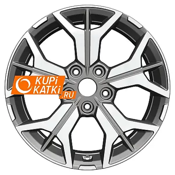 Khomen Wheels Y-Spoke 715  7x17/5x114.3 D60.1 ET45 Gray-FP