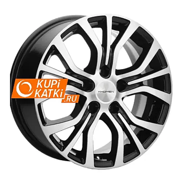 Khomen Wheels KHW1608 6.5x16/5x114.3 D67.1 ET38 Black-FP